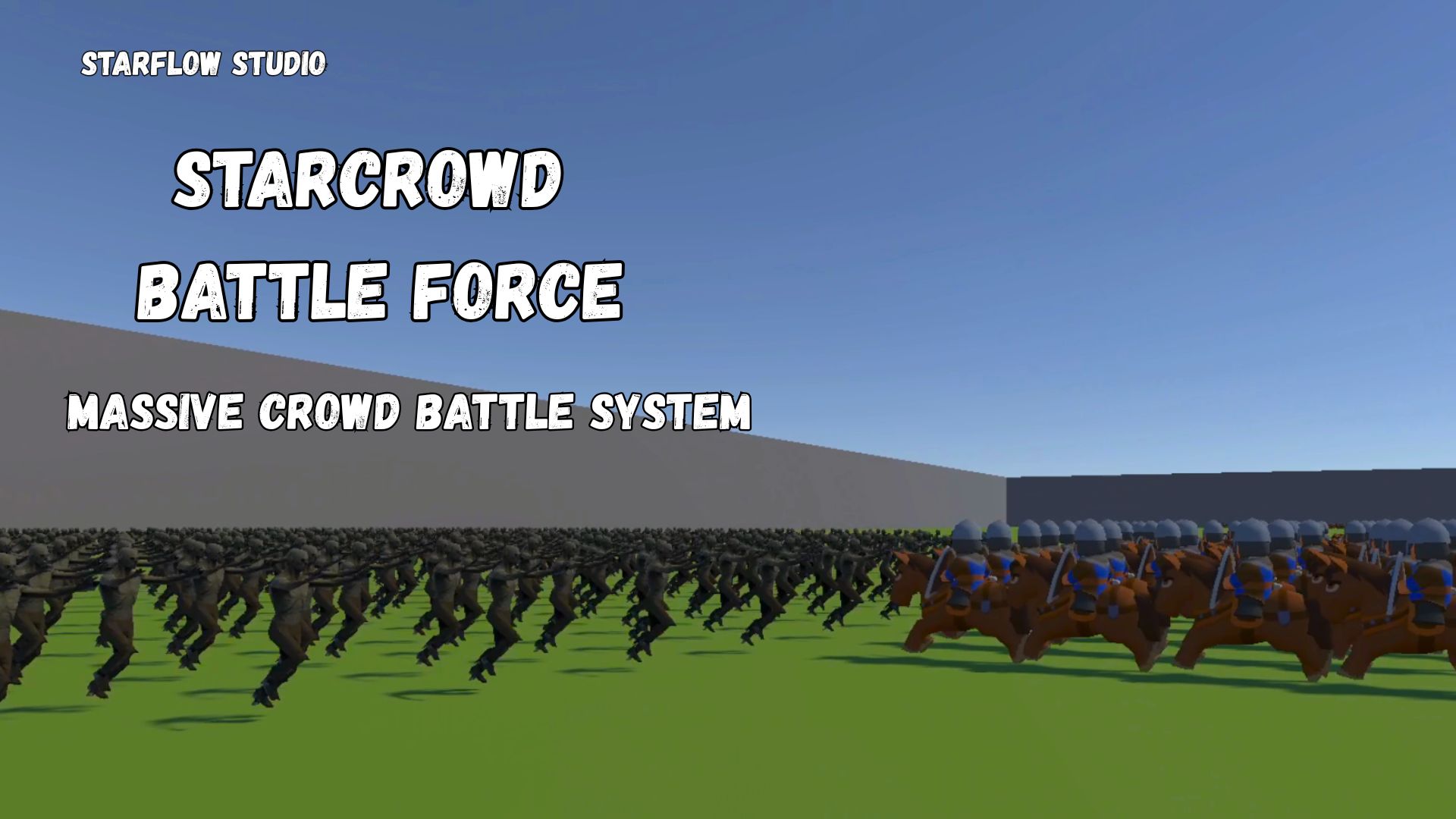 BattleForce Unity crowd combat system preview
