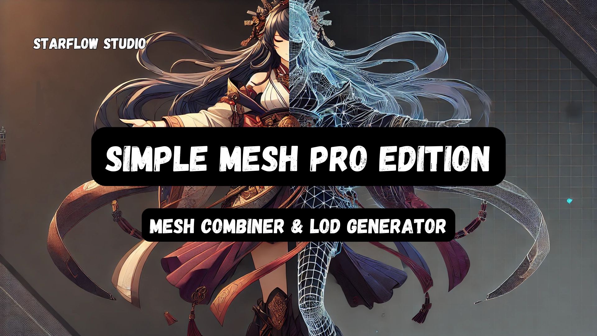 Simple Mesh Pro Unity LOD generator and mesh simplifier preview