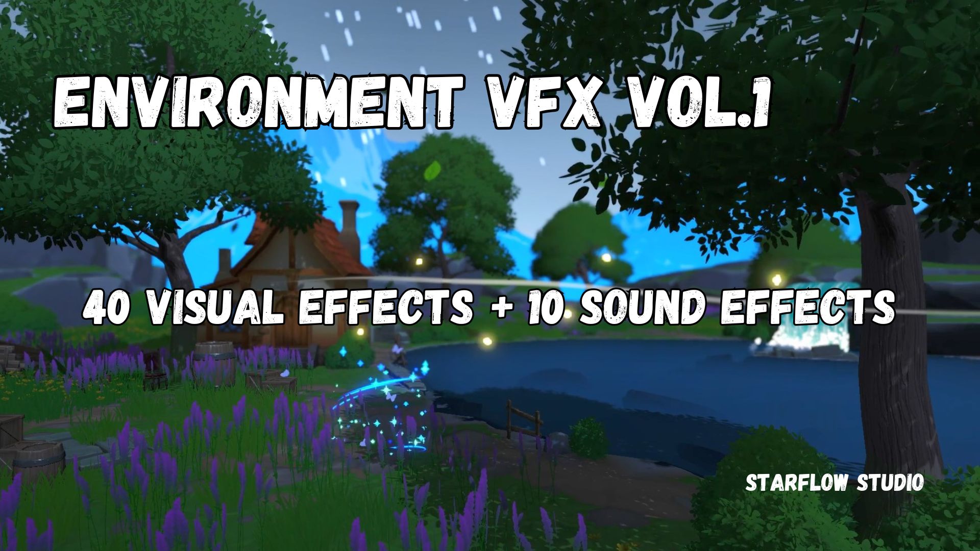Unity environment VFX and particle effects pack preview