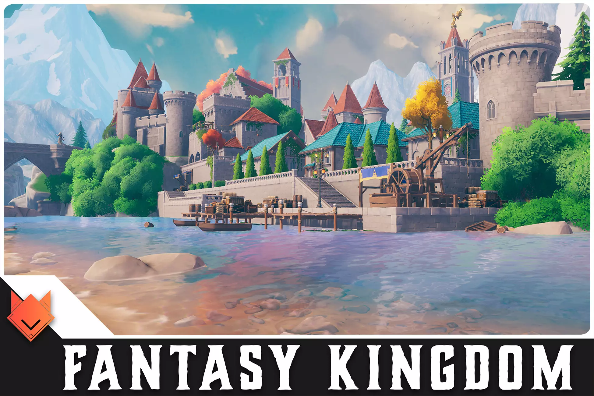 KINGDOM : Stylized Modular Castle Environment by Polyart Studio